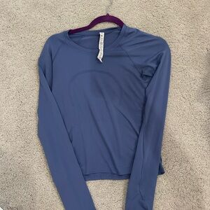 Lululemon Women's Blue Long Sleeve Top